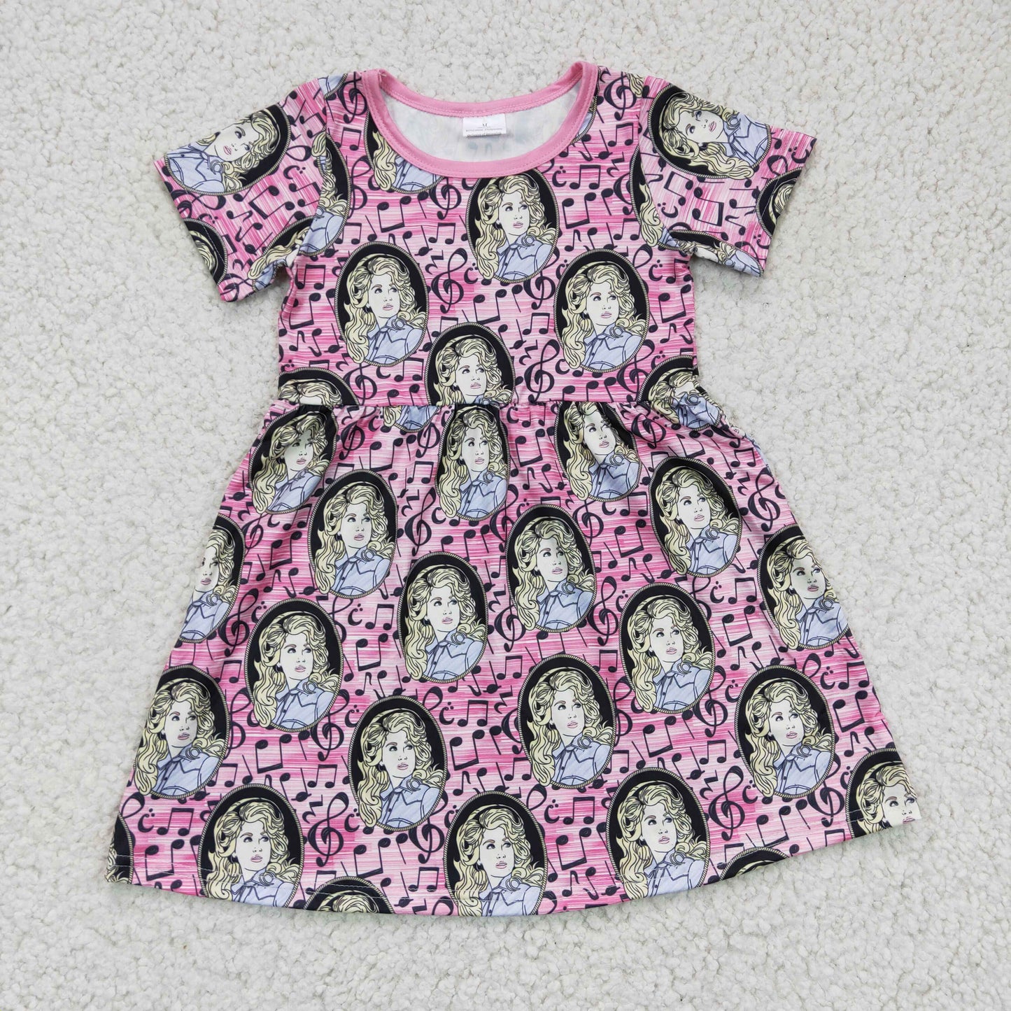 girls short sleeve summer dress, GSD0180,