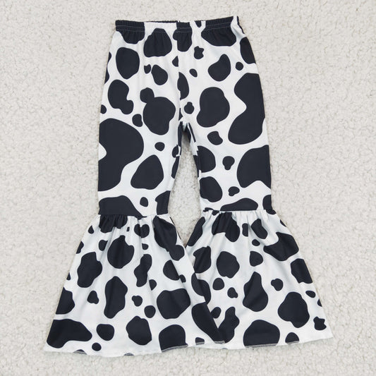 baby girls cow print  bell pants, P0041