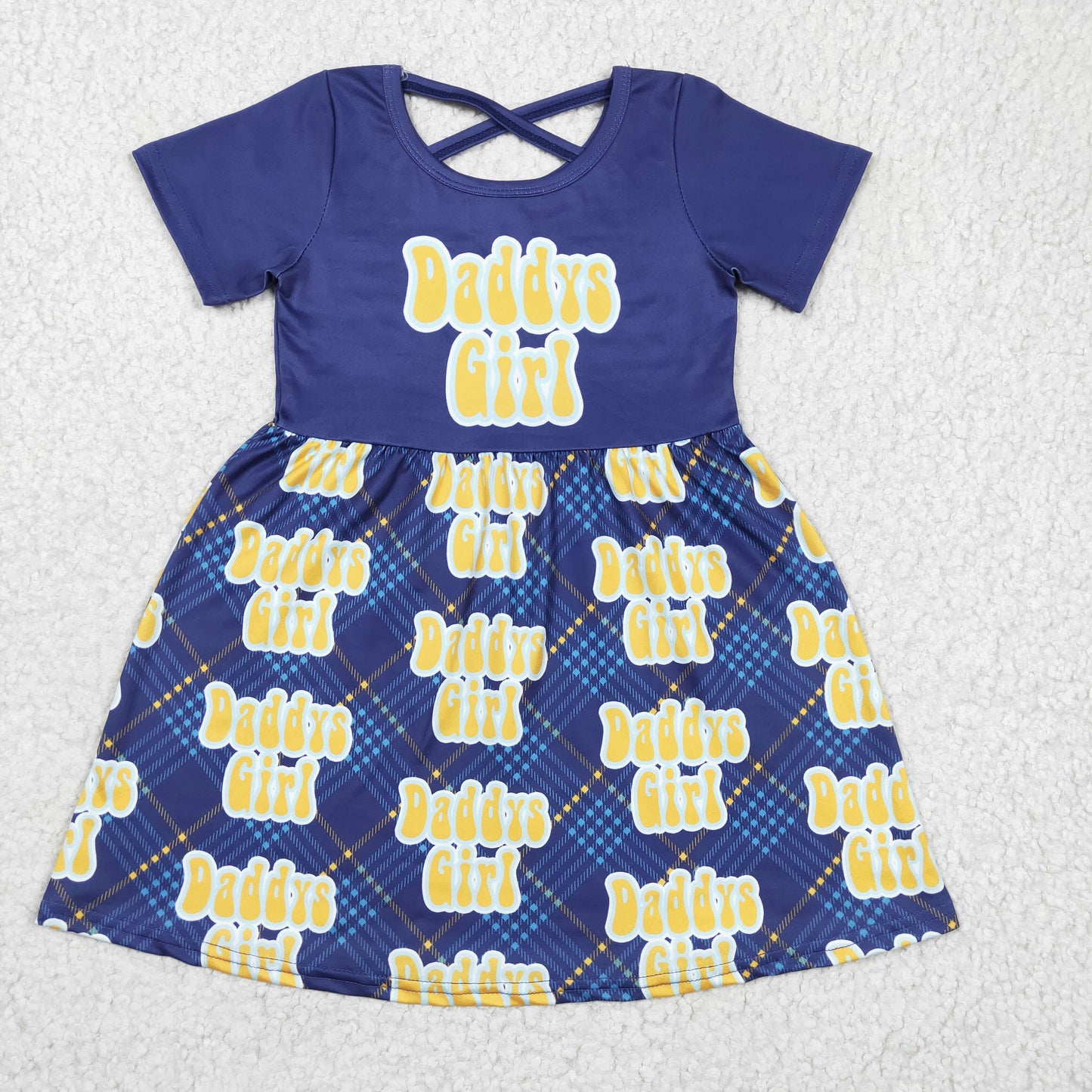 daddys girl short sleeve dress, GSD0196