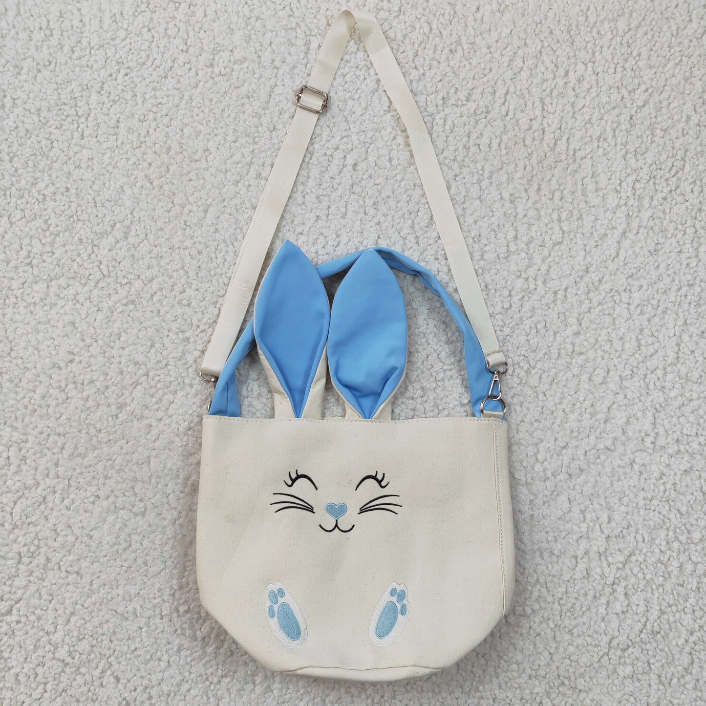 kids girls blue ear Easter bag  BA0030,  10*12*3.9inches