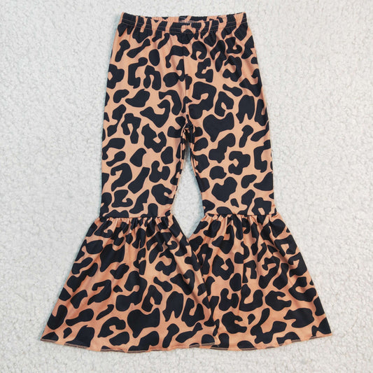 baby girls Cheetah print milk silk pants , P0053