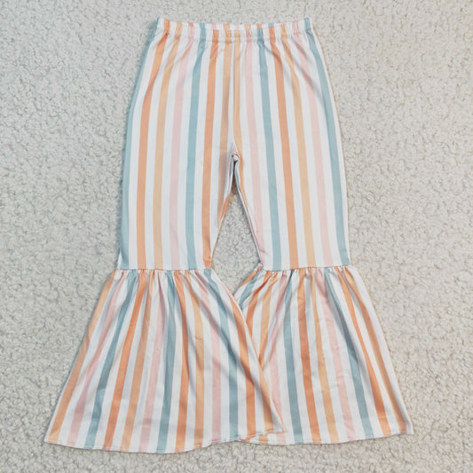 baby girls stripes milk silk pants , P0059