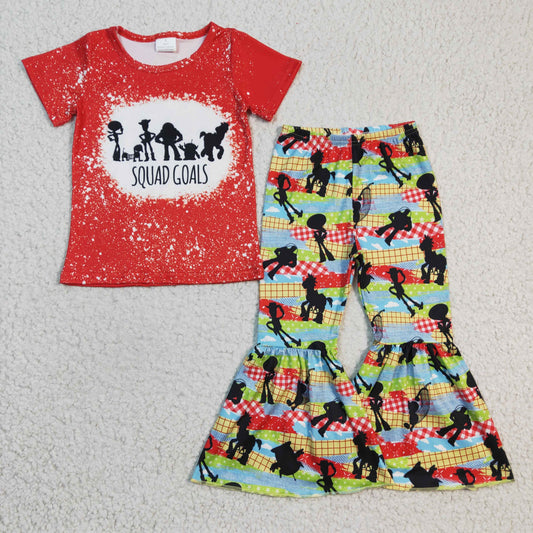 baby girls summer bell pants set,  GSPO0337