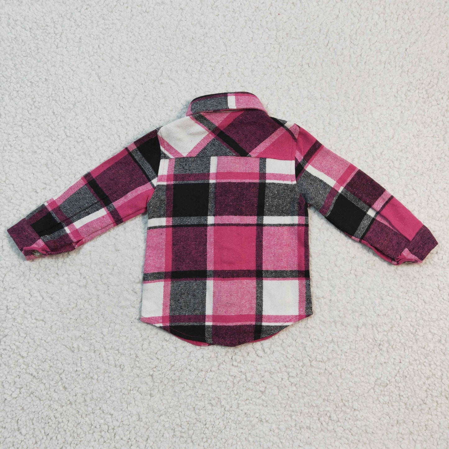 preorder baby girls plaid button up shirt,  GT0104