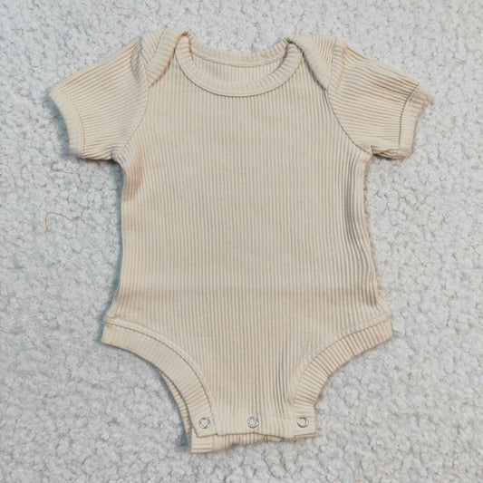 Toddle girls cream short sleeve romper, SR0208