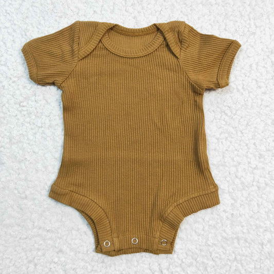 Toddle girls mustard short sleeve romper,  SR0207