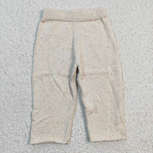 Infant girls cream long pants P0065