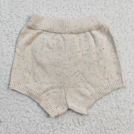 Infant girls cream summer shorts S0037