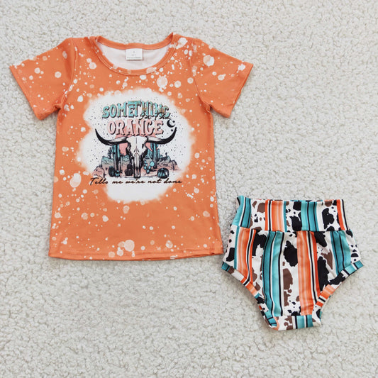 Infant toddle  girls summer  bummie set GBO0069