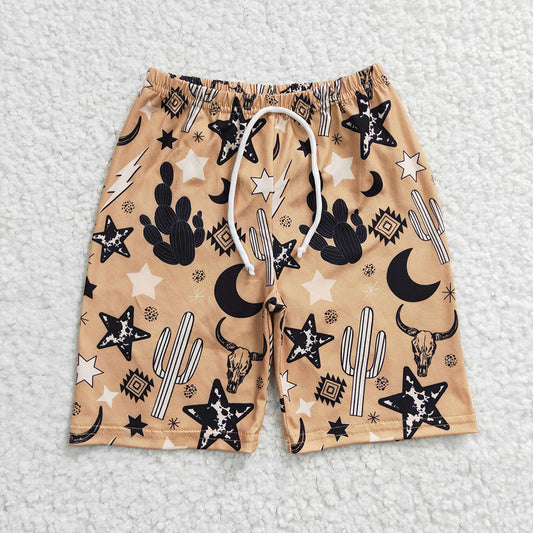 boy western  swimming trunks S0029