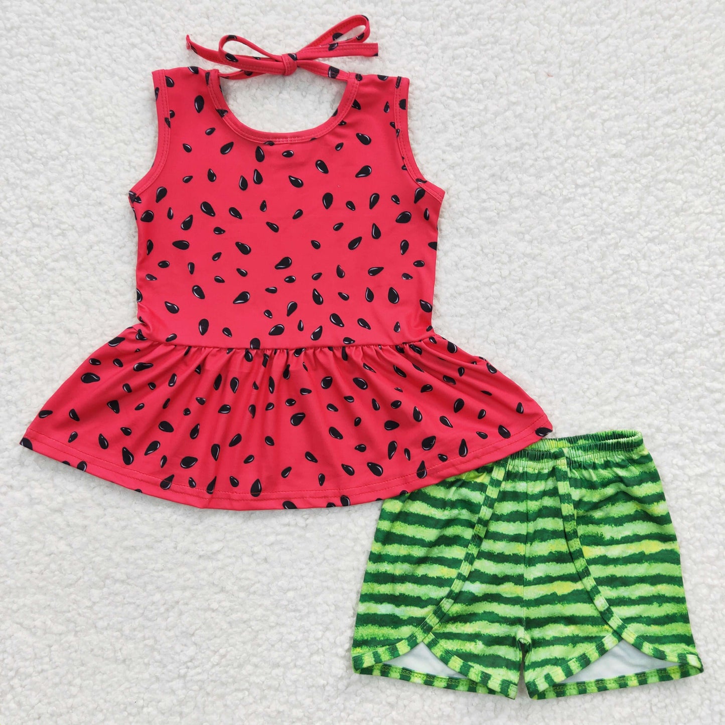 summer watermelon short sleeve outfit GSSO0192