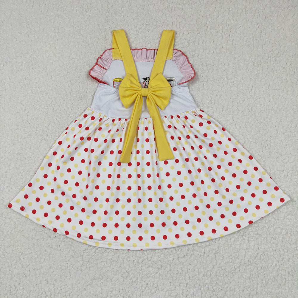 Baby girls sleeveless summer dress, GSD0203.