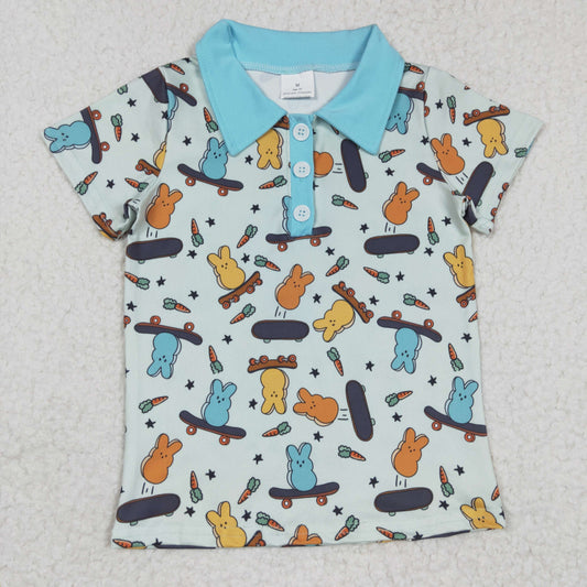 baby boy short sleeve Easter polo shirt,  BT0170
