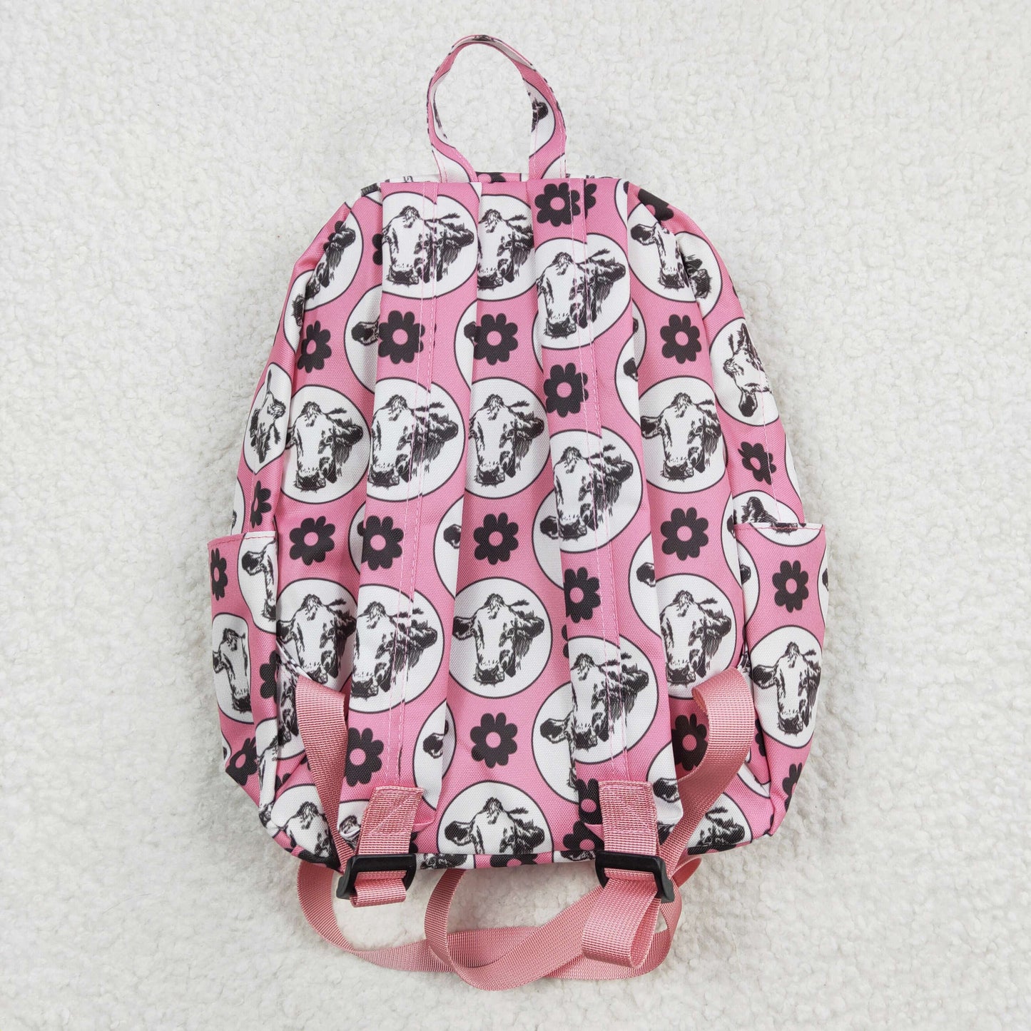 cow design baby girls shoulder diaper bag