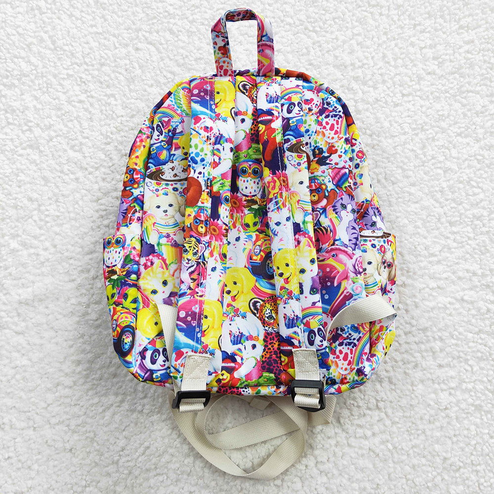 kids wholesale purple  cartoon backpack, BA0047