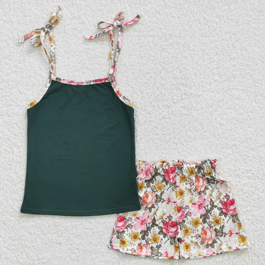 kids boutique floral 2pcs clothing set