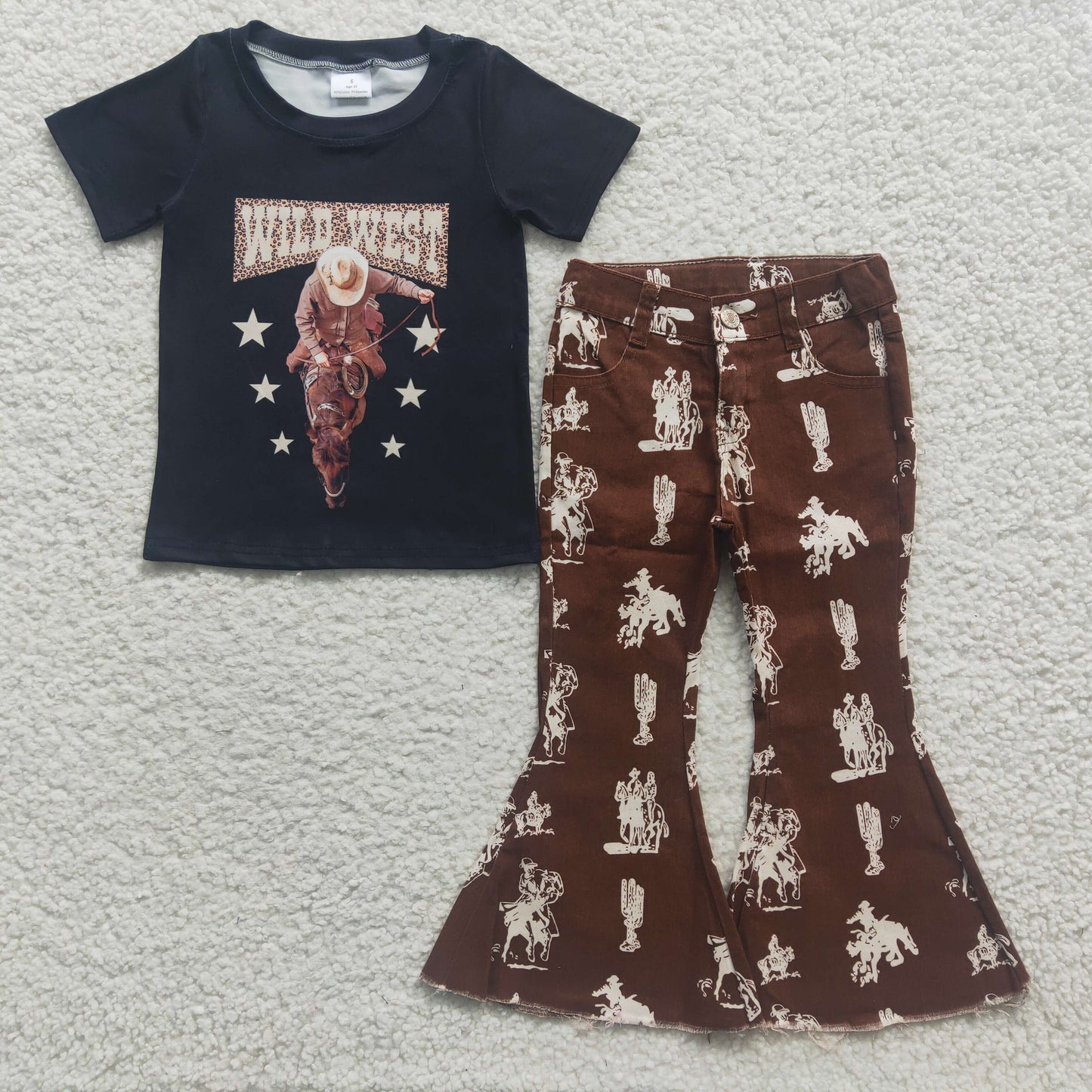 western cowgirls denim pants outfit