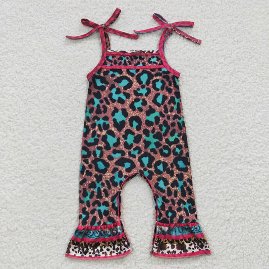 toddle girls one piece leopard jumpsuit overall, SR0229