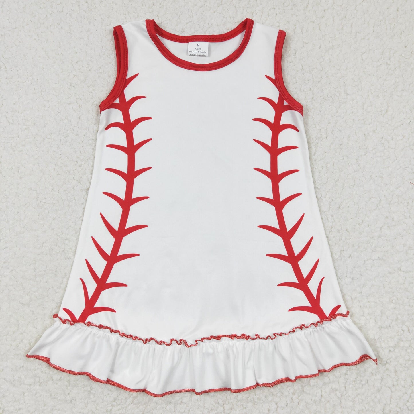 baseball game short sleeve dress