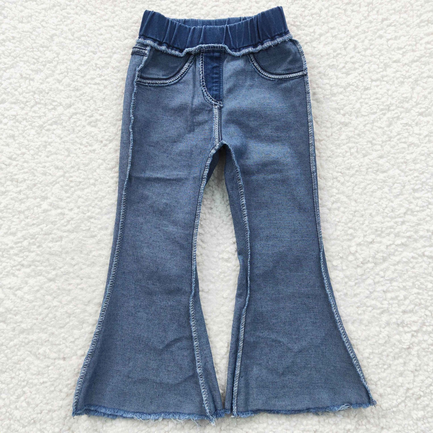 baby girls bleach blue denim pants P0070