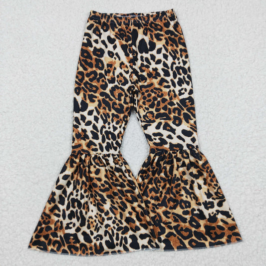baby girls leopard bell pants