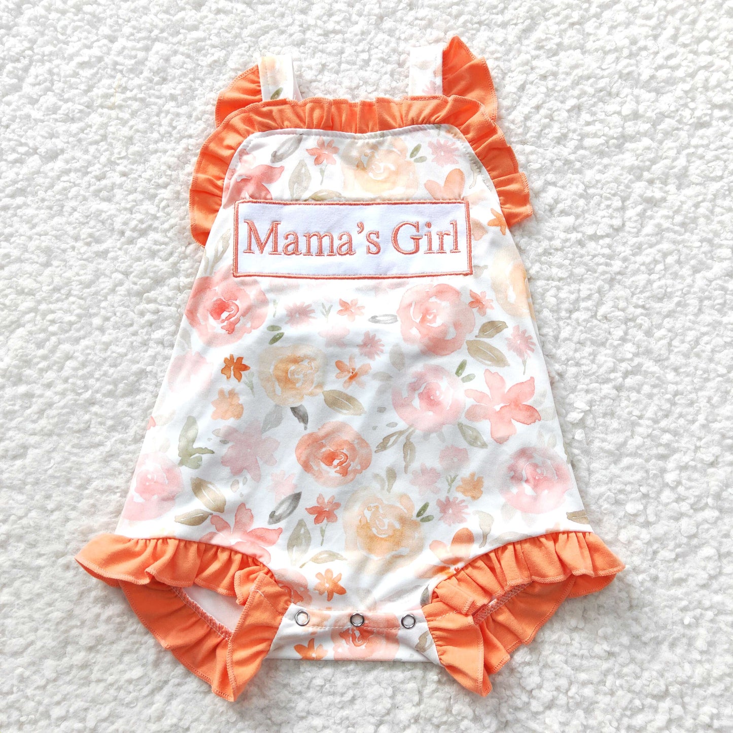 Mamas girl floral romper wholesale kids clothes