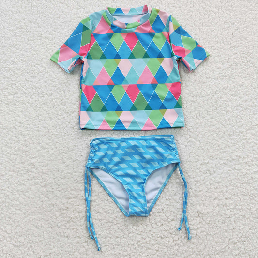 girls summer 2pcs bathing suit