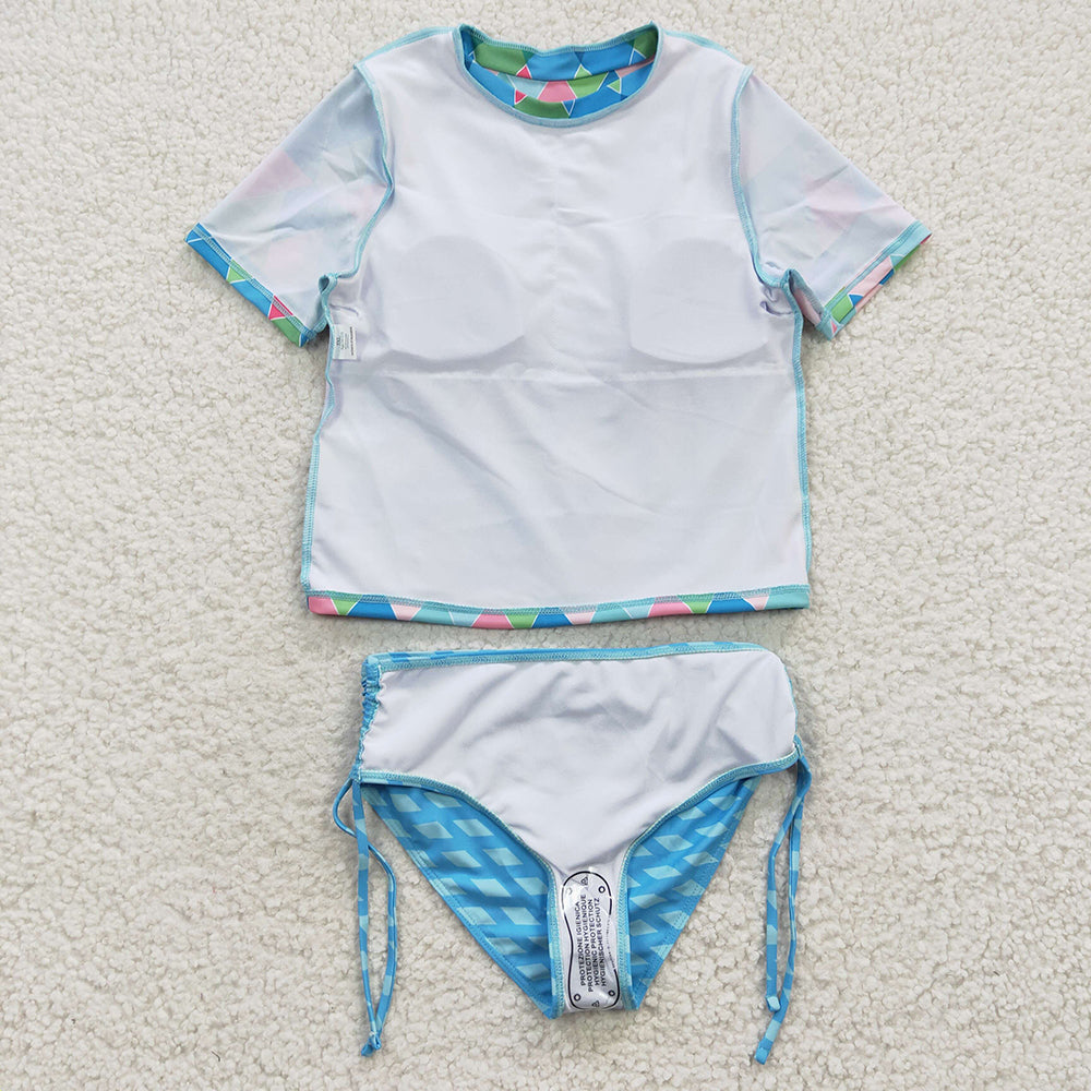 girls summer 2pcs bathing suit