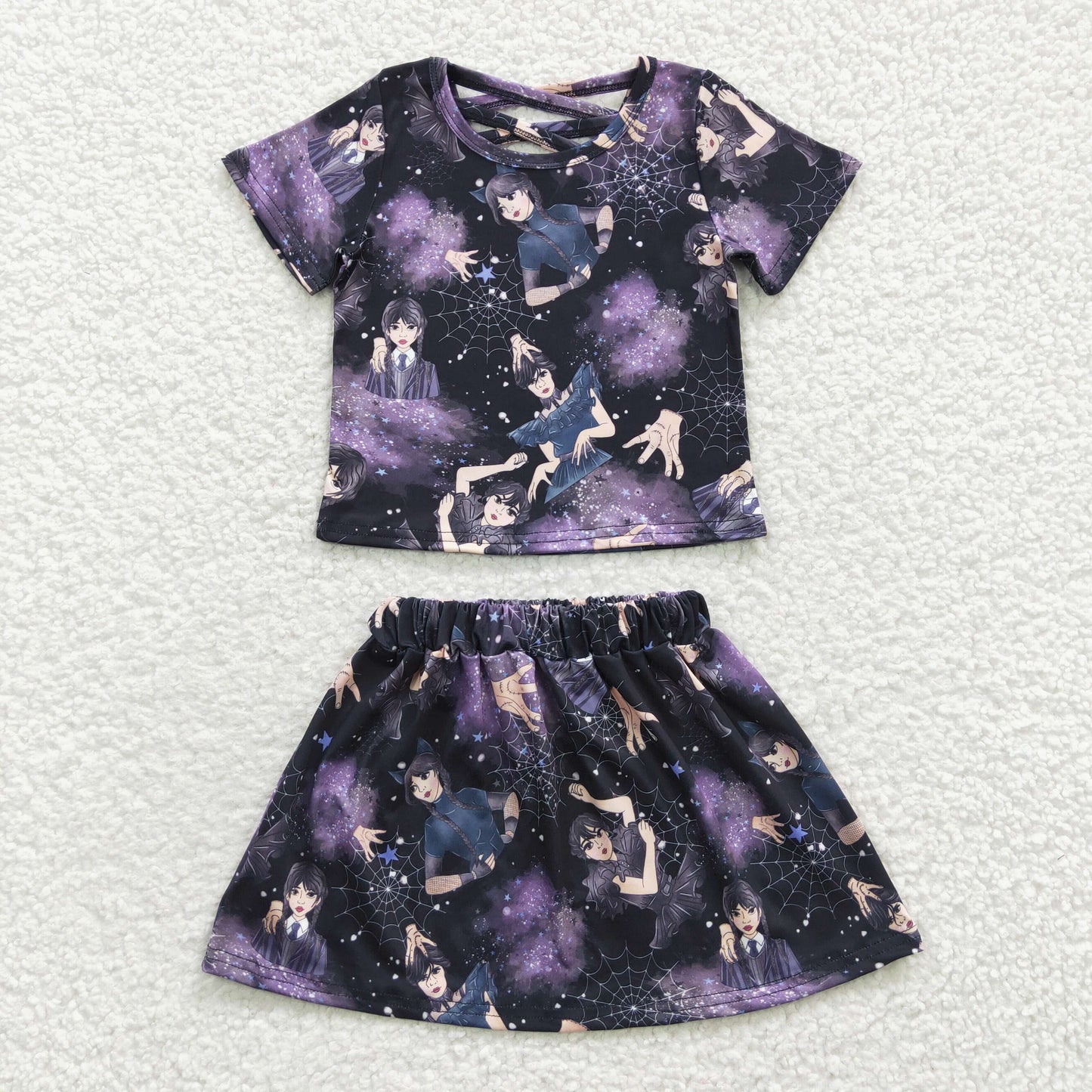 children girls summer skirts movie outfit