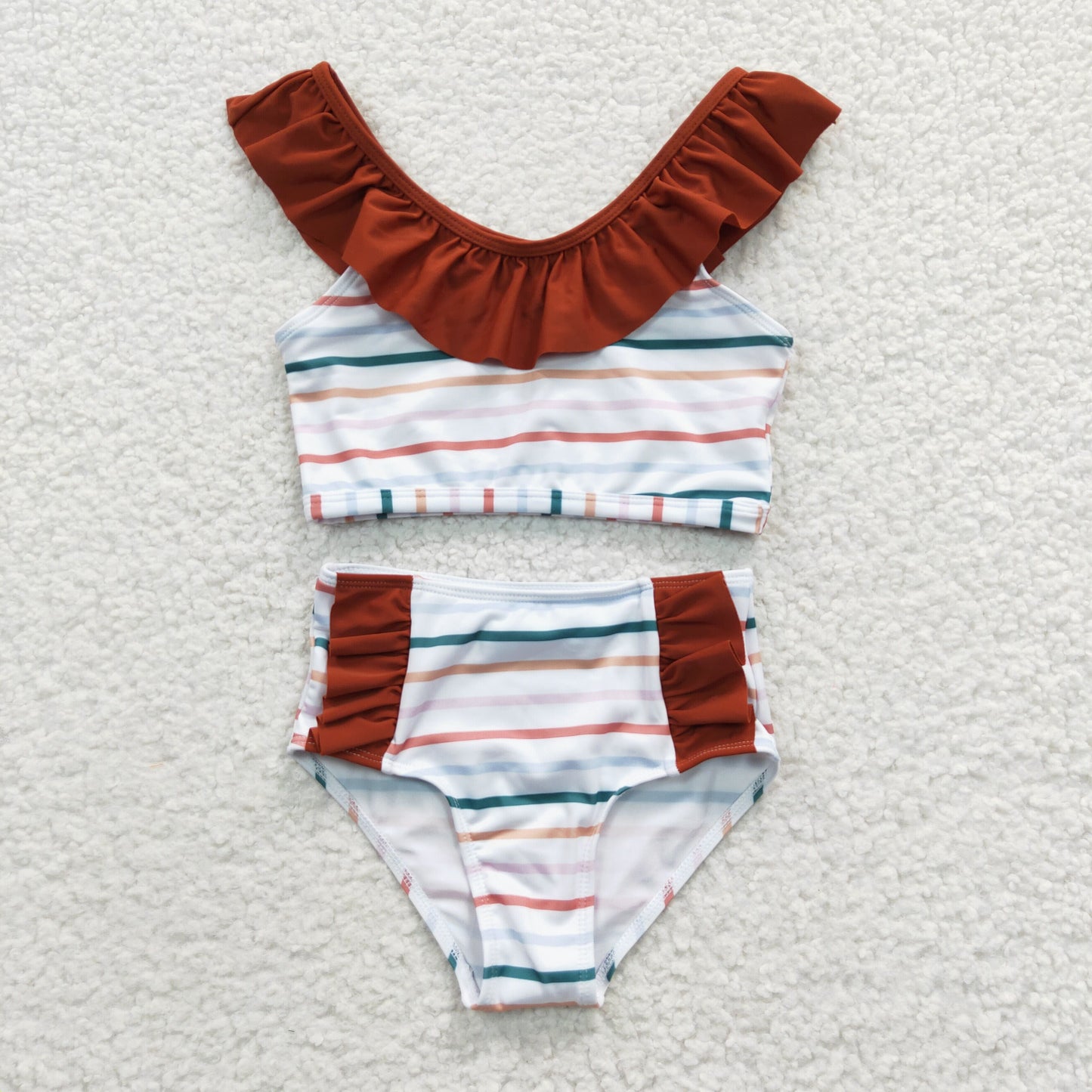 girls summer 2pcs bathing suit