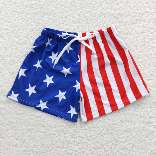 boys July 4th  swimming trunks