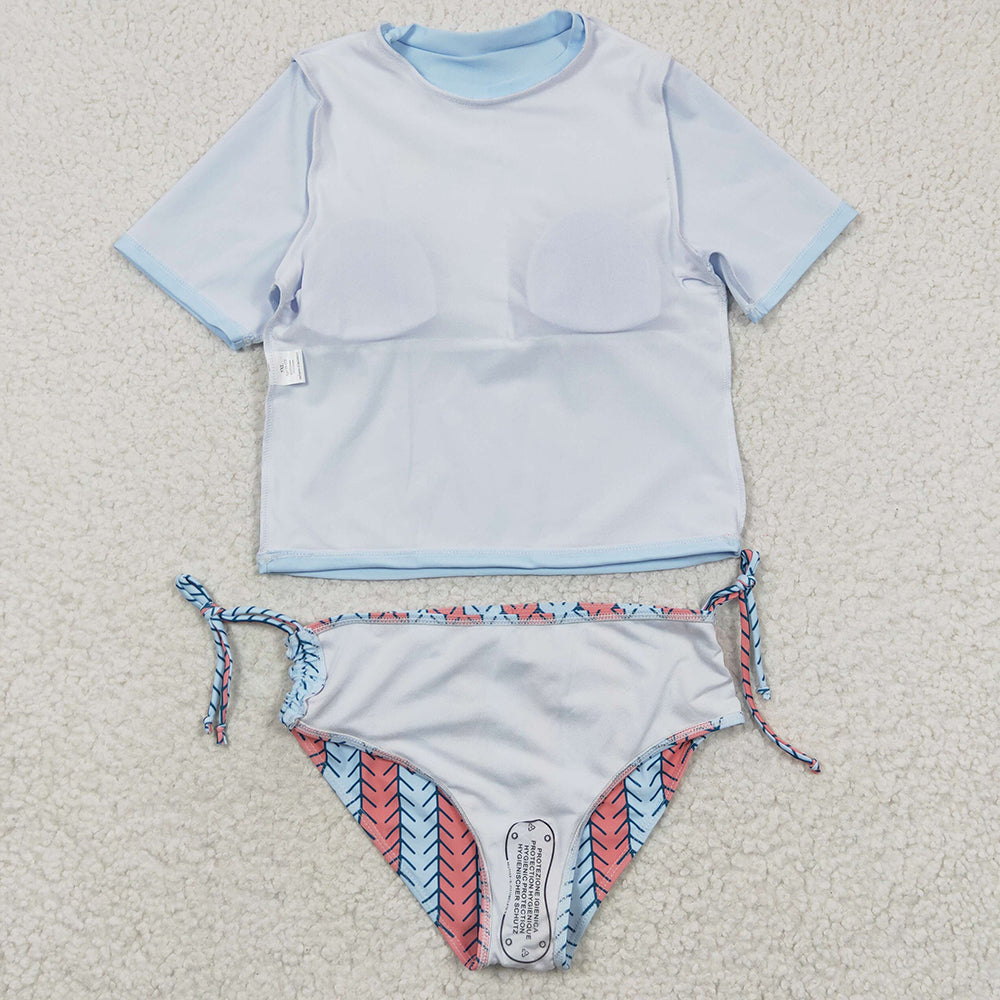 girls summer 2pcs swimming suits