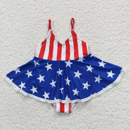 Forth of July one piece swimming suit