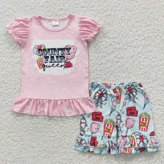 toddle girls summer 2pcs short set