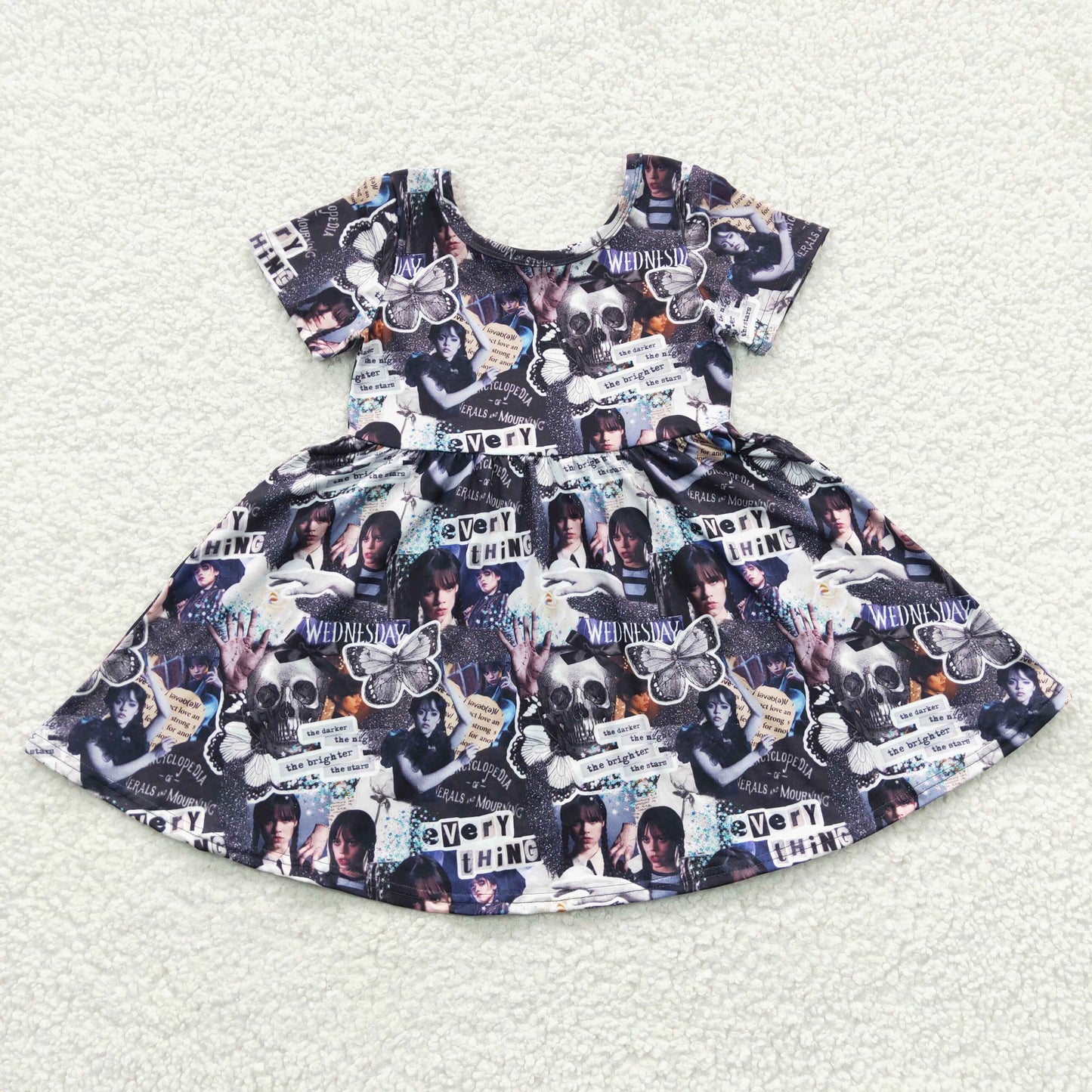 baby girls short sleeve movie dress