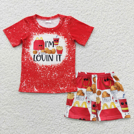 baby boy summer short set