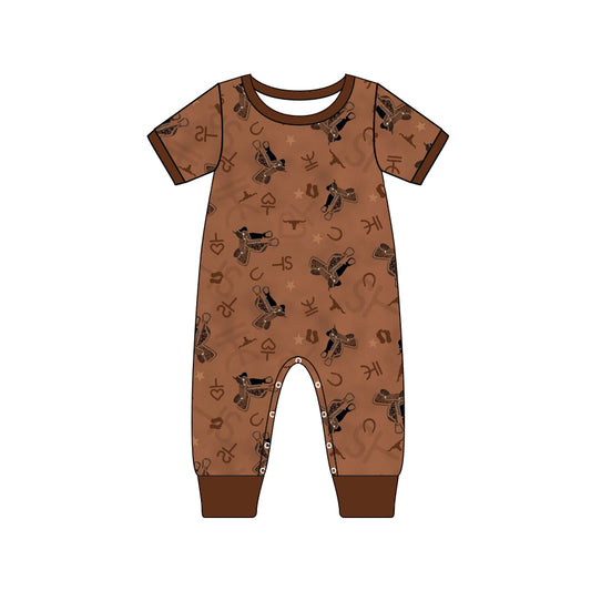 Pre-orde boy summer western romper, SR0148, Nov 11th