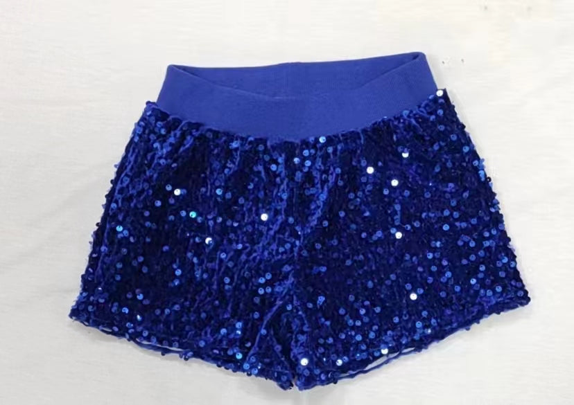 July 4th blue sequins shorts, SS0038