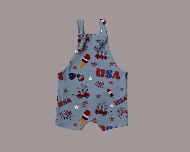 Pre-orde USA Forth of July  romper