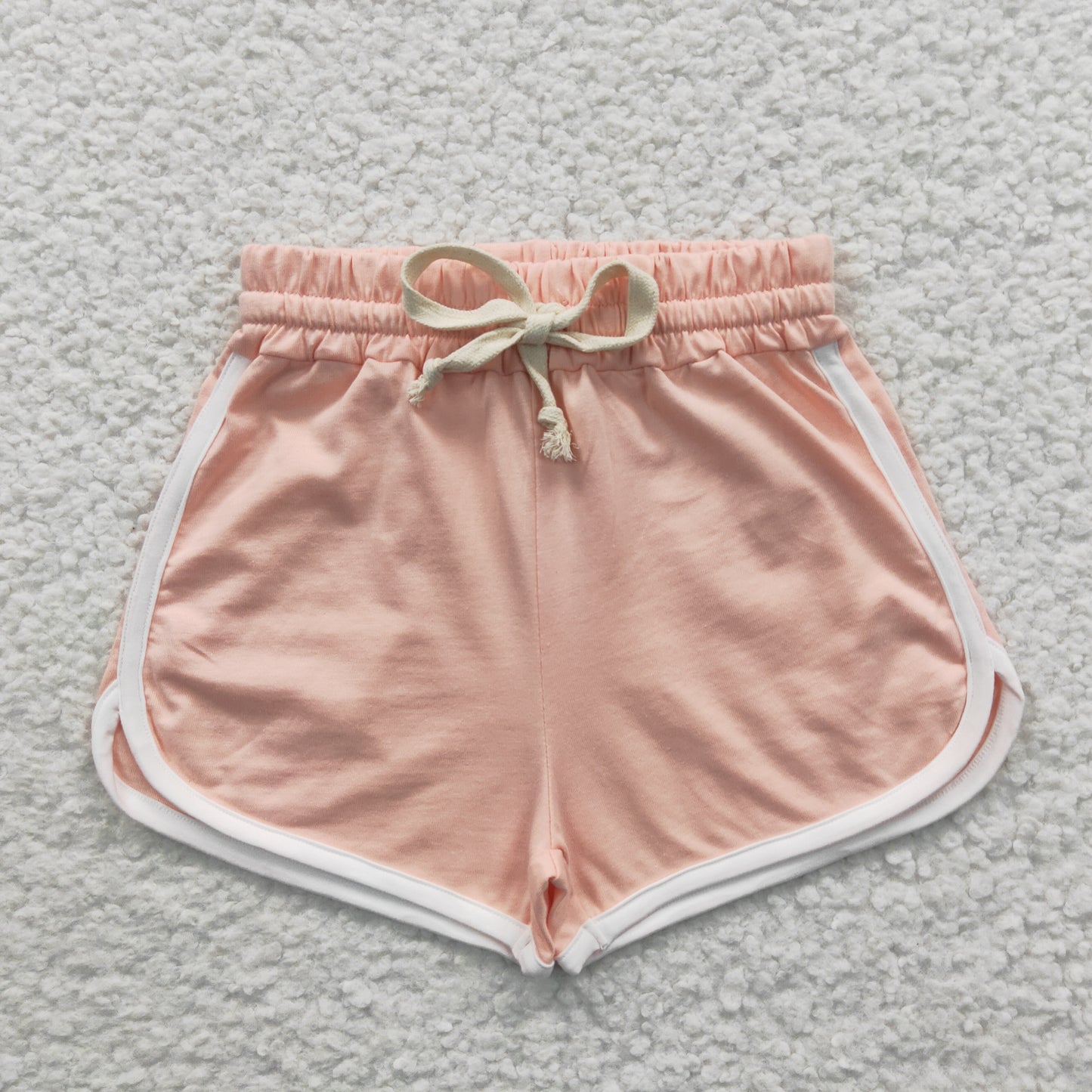 pink cotton sports shorts