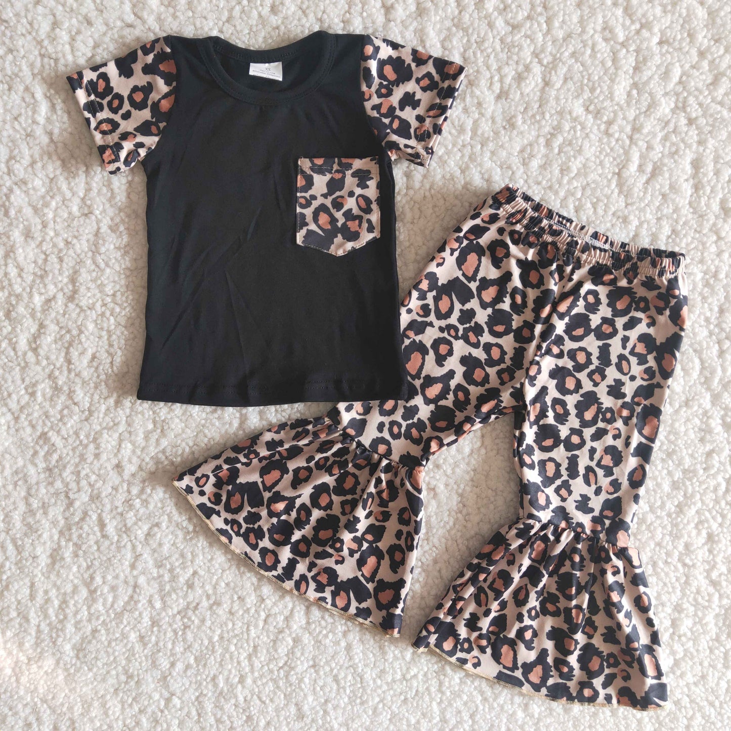 baby girls leopard summer outfits