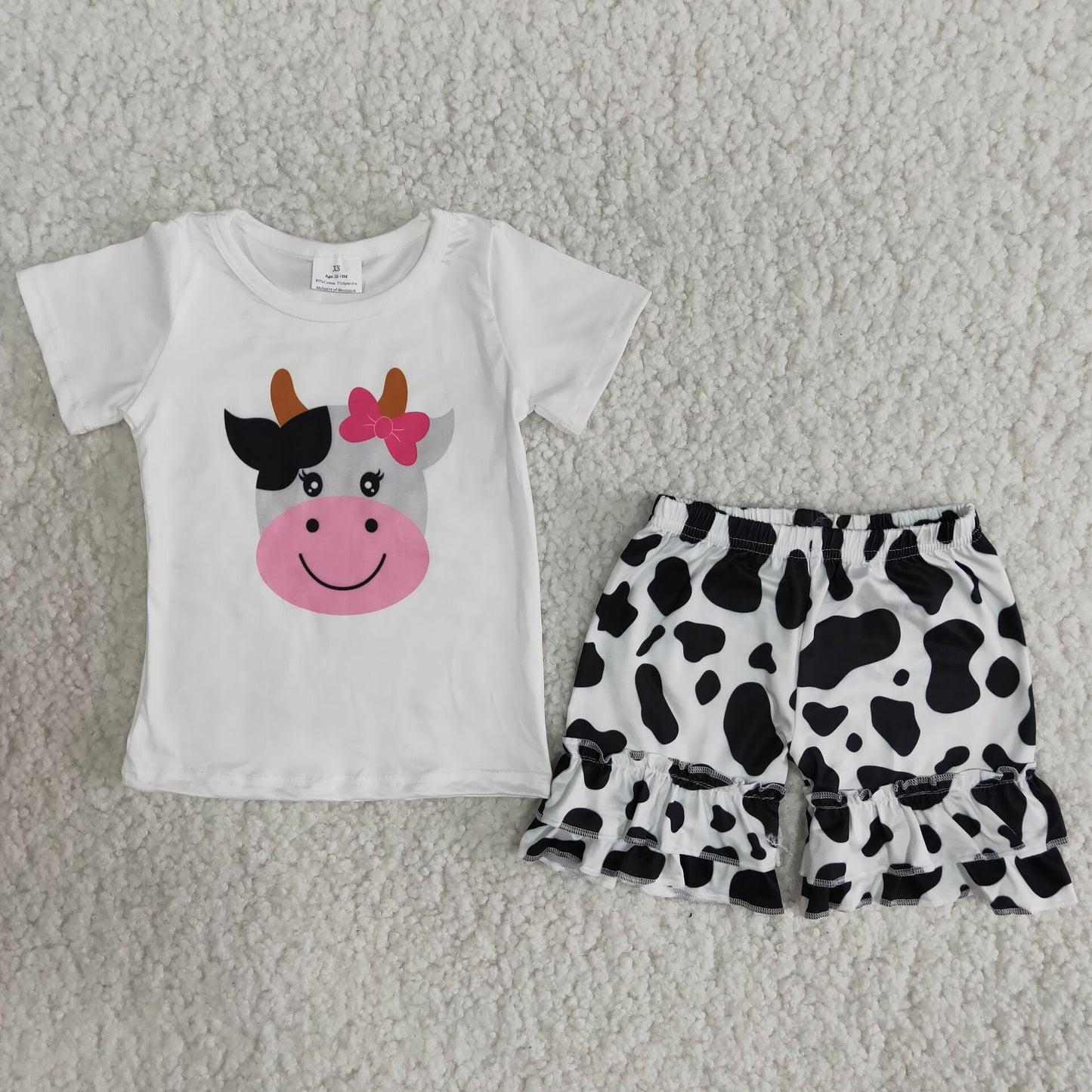 Girls cow outfit