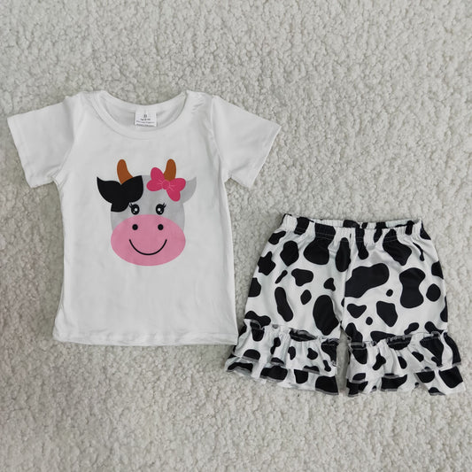 Girls cow outfit