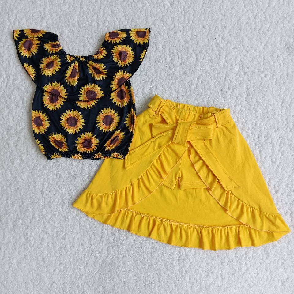 girls sunflower outfit