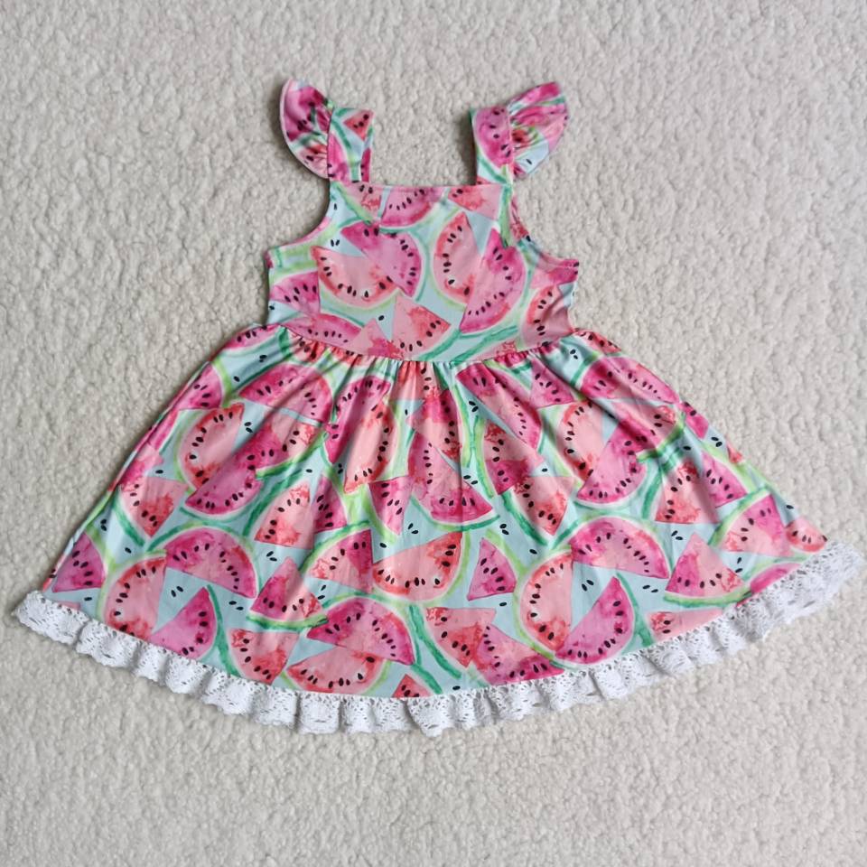 Baby girls  watermelon summer dress