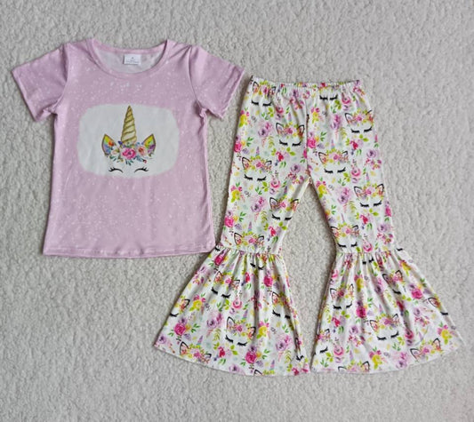 Promotion Girls pink floral set