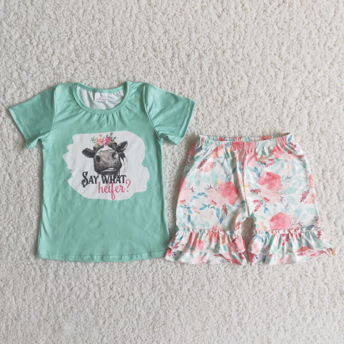 Say what herfei short summer outfit