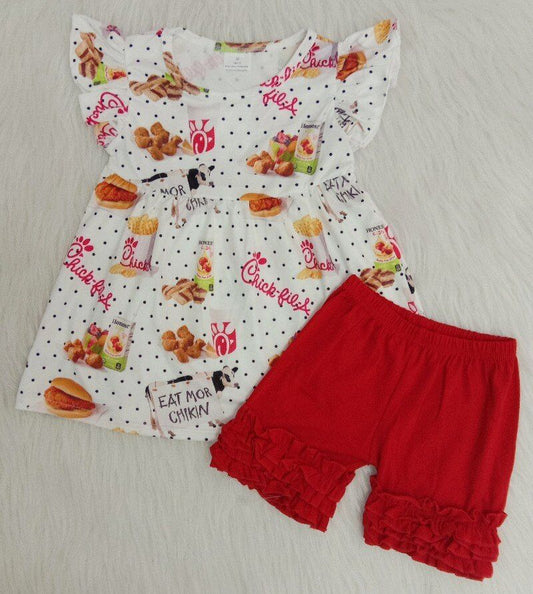 Gilrs summer short set