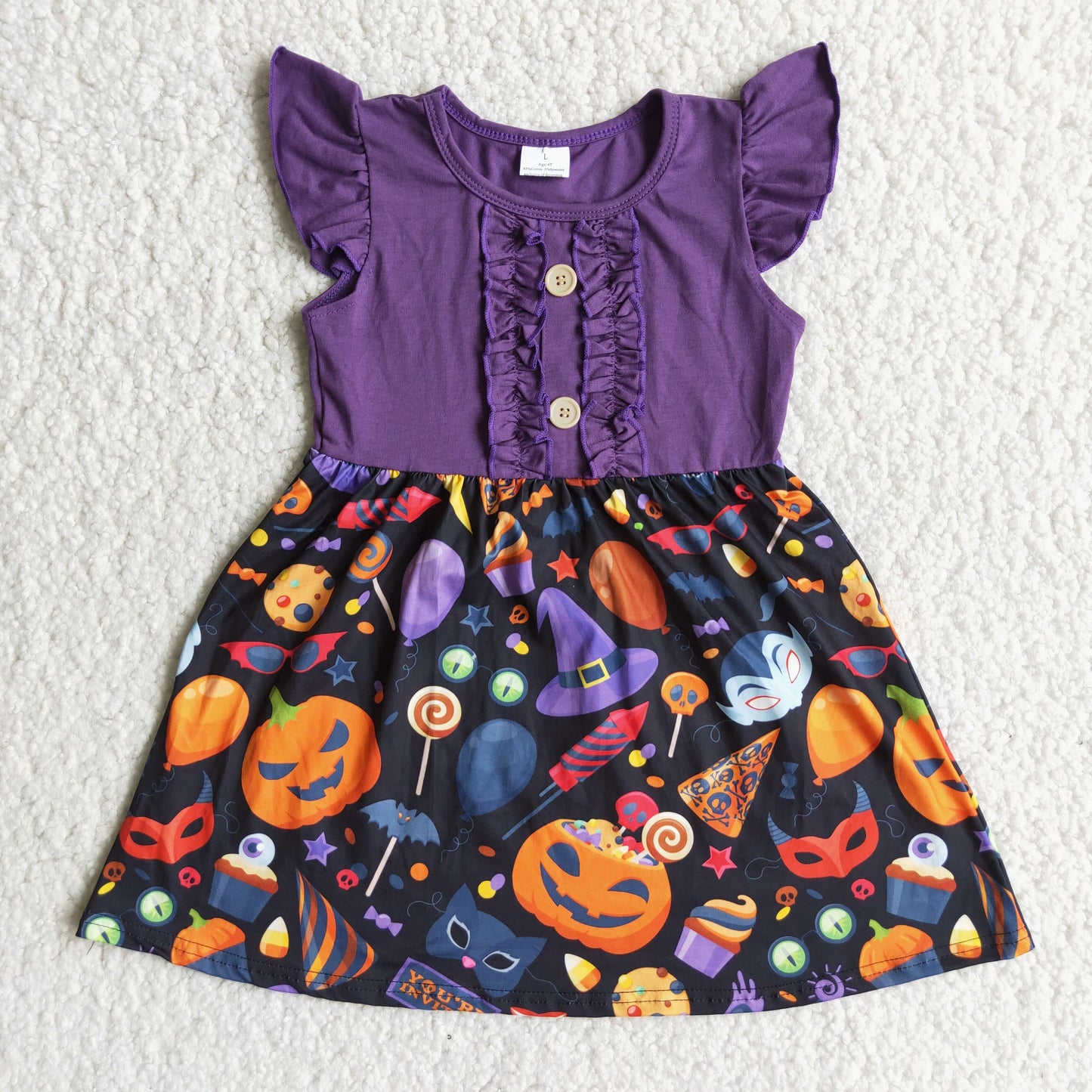Purple Halloween dress