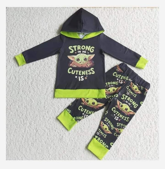 boys winter hoodie set